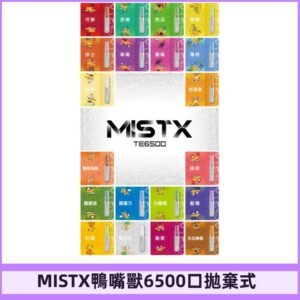 MIST X 鴨嘴獸6500口拋棄式電子煙#台灣現貨#