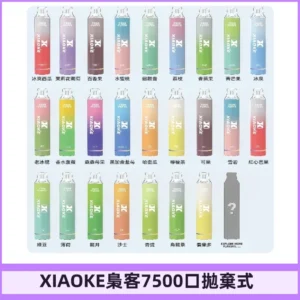梟客XIAOKE|7500口可發光拋棄式電子煙 跑馬燈一次性